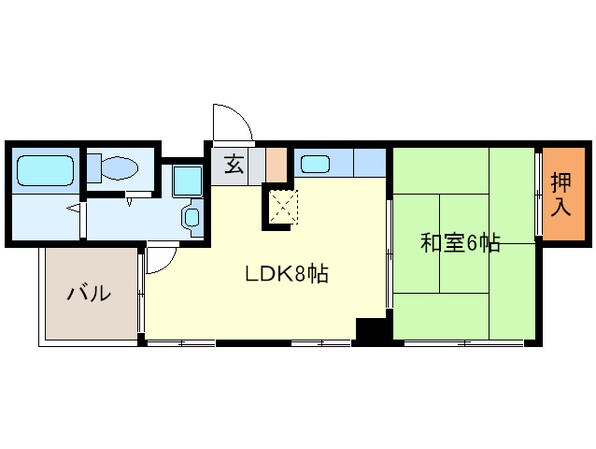 第五東殖ハイツの物件間取画像